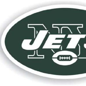New York Jets  12-Inch Vinyl Logo Magnet NWT